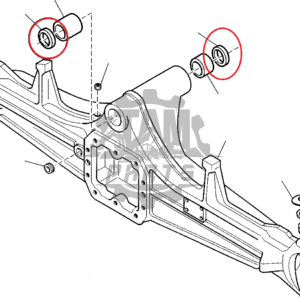 Simering central punte fata Komatsu