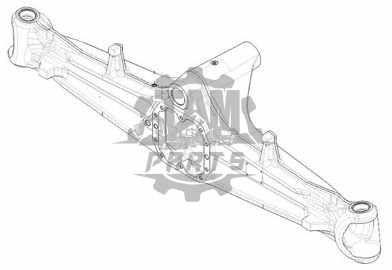 Carcasa punte fata Komatsu