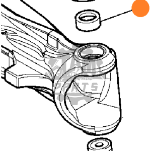 Bucsa punte fuzeta partea superioara Komatsu