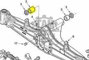Bucsa punte fata central-spate Komatsu
