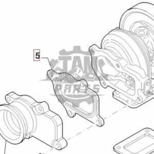 Garnitura turbosuflanta turbo Komatsu