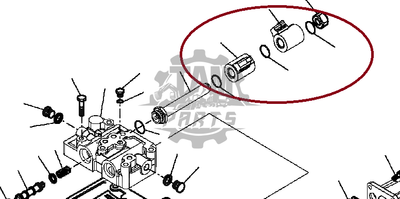 Electrovalva mars / solenoid transmisie Komatsu