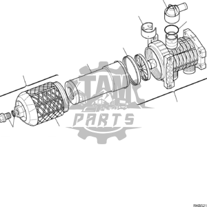 Carcasa filtru hidraulic completa Komatsu