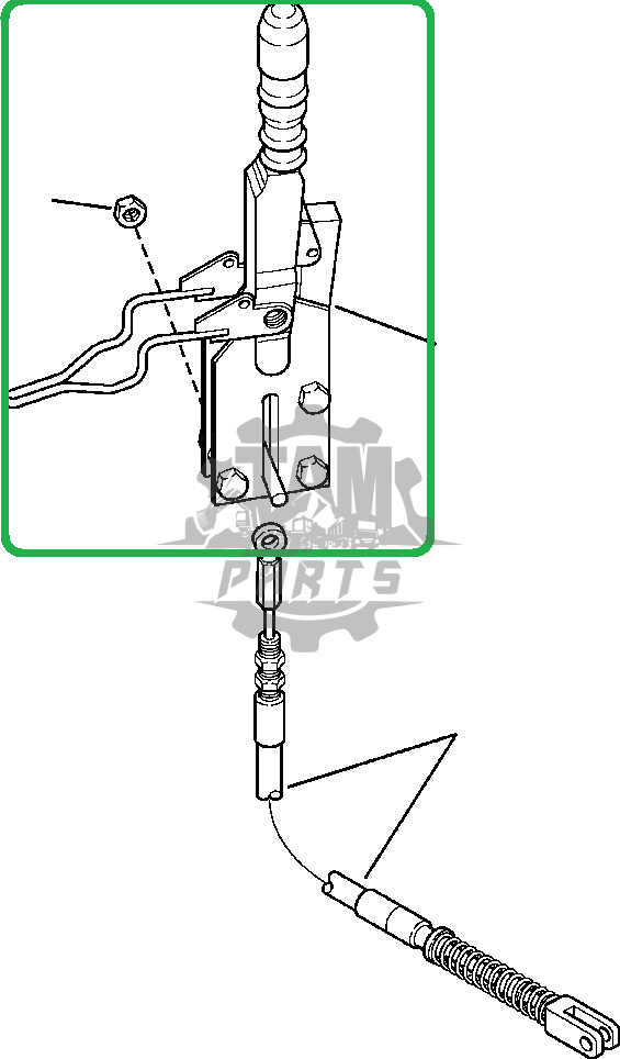 Maneta frana de mana Komatsu