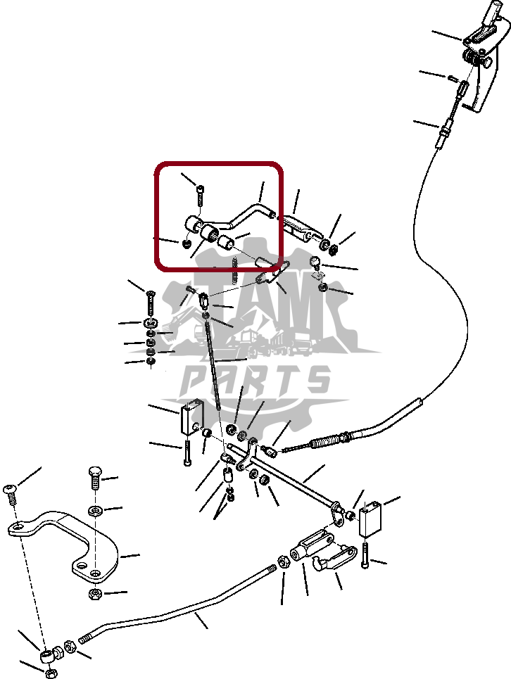Pedala acceleratie Komatsu