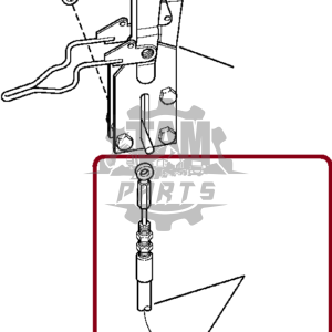 Cablu frana de mana Komatsu