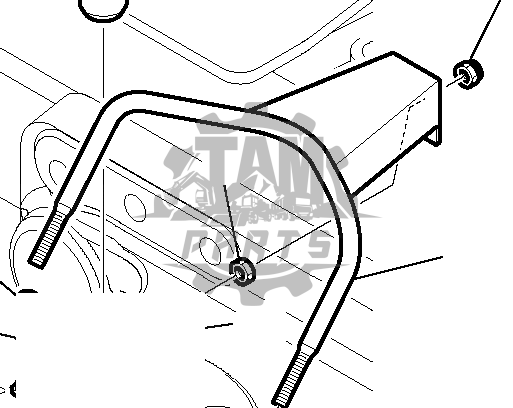 Levier blocare / deblocare brat spate complet Komatsu