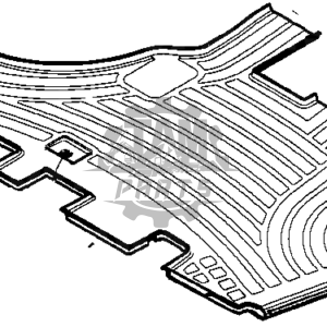 Mocheta cauciuc pres fata cabina Komatsu