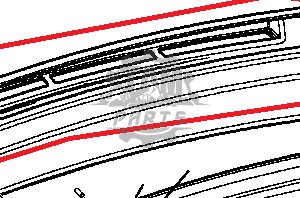 Ornament cabina filtru aer Komatsu