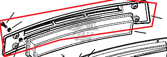 Ornament cabina filtru aer Komatsu