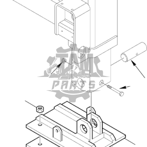 Talpa cala spate cu gauri Komatsu