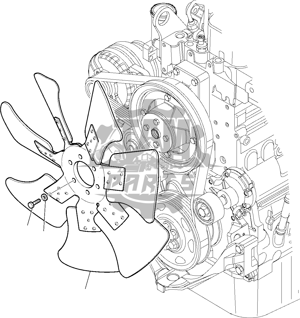 Ventilator Elice Komatsu WB