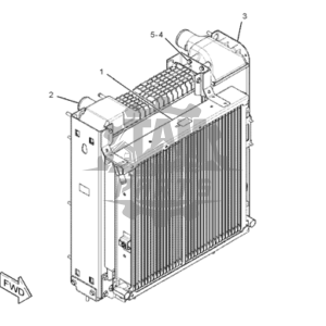 Radiator aftercooler / intercooler caterpillar