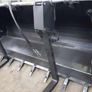 Cupa multifunctionala buldoexcavator Case cu furci si dinti