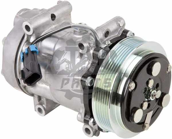 Compresor A/C Sanden pentru buldoexcavator Caterpillar • Tam Parts