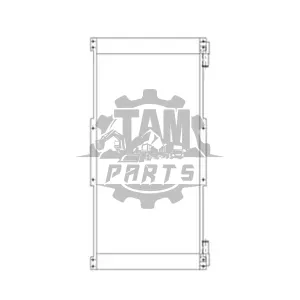 Răcitor de ulei pentru buldoexcavator Caterpillar