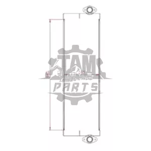 Radiator de ulei pentru excavatorul Hitachi ZW310