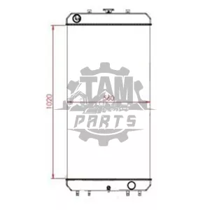 Radiator de apă pentru încărcătorul pe pneuri Hitachi