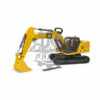 Excavator pe senile CAT Bruder
