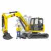 Excavator cu muncitor Bruder
